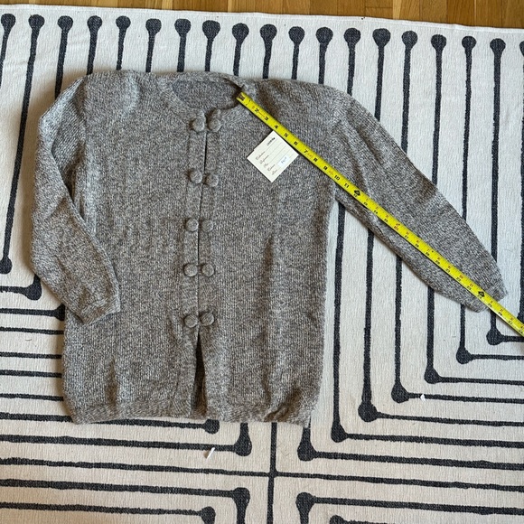 Alpaca Cardigan Sweater, Woodstock find, small business, handmade - Picture 2 of 8